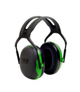 Apsauginės ausinės 3M X1 su galvos lankeliu SNR27, žalios
