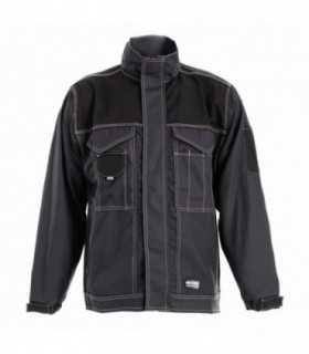 Jacket 100% cotton Grey/Black