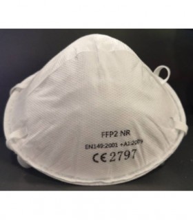 Respiratorius kaušelio formos, FFP2 be vožtuvo