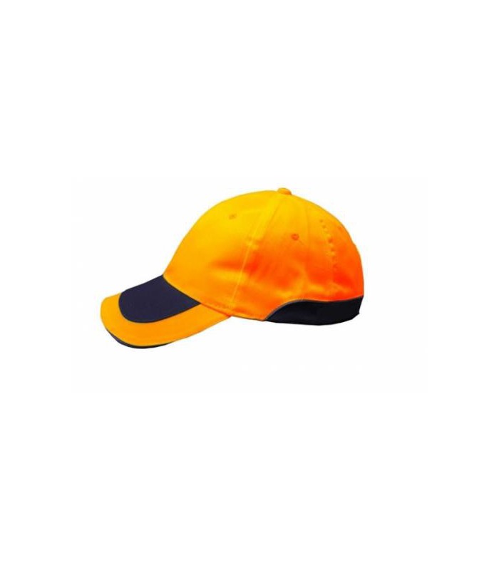 Hat orange/grey