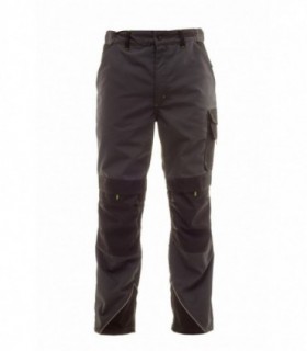 Trousers with green details Grey/Black