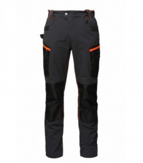 Trousers 4-way stretch OLYMPIC Navy/Black/HV...