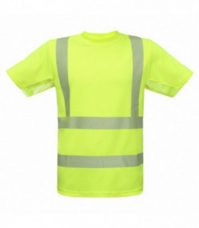 High visible polo t-shirts with short sleeves Hi-vis Yellow