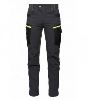 Trousers 4-way stretch OLYMPIC Navy/Black/HV yellow