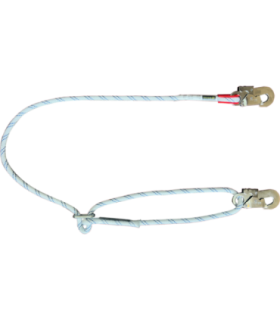 Regulated lanyard with 2 small connectors