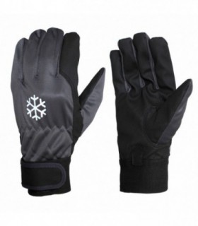 Sythetic leather winter gloves