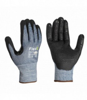 HTC nitrile foam coated working gloves, with dots