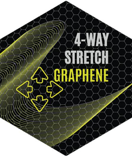 Technologija: 4-way stretch GRAPHENE